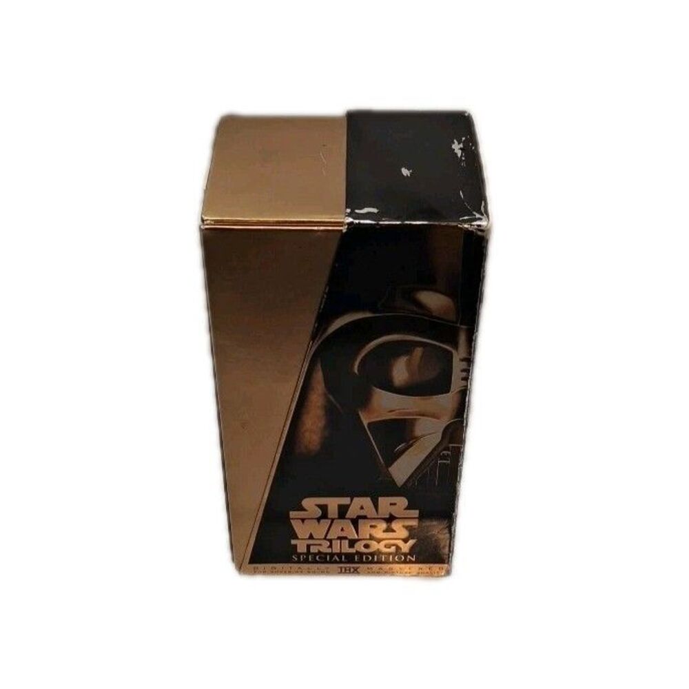 STAR WARS TRILOGY VHS BOX SET IV V VI • SPECIAL EDITION • Gold Box